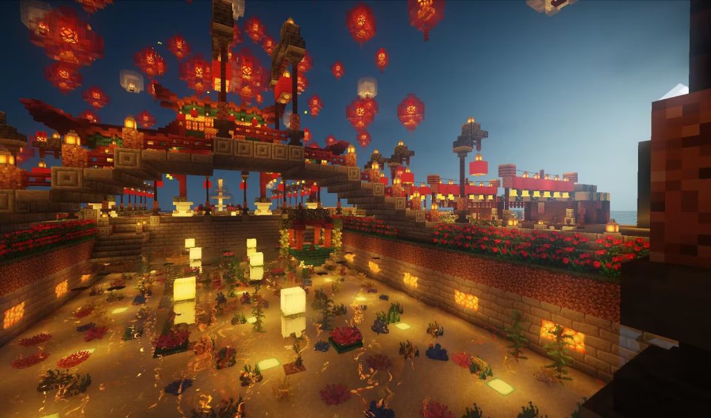 [Minecraft]新年水，船，门与桥