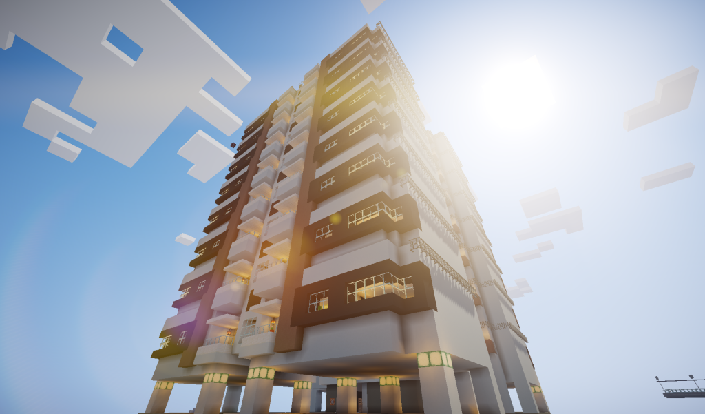 [Minecraft]Blueblurcity山丘市公寓楼